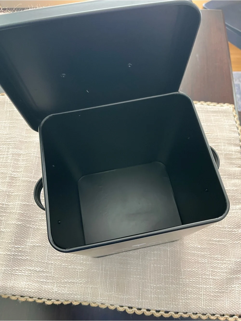 Cat Food Storage Canister - Black